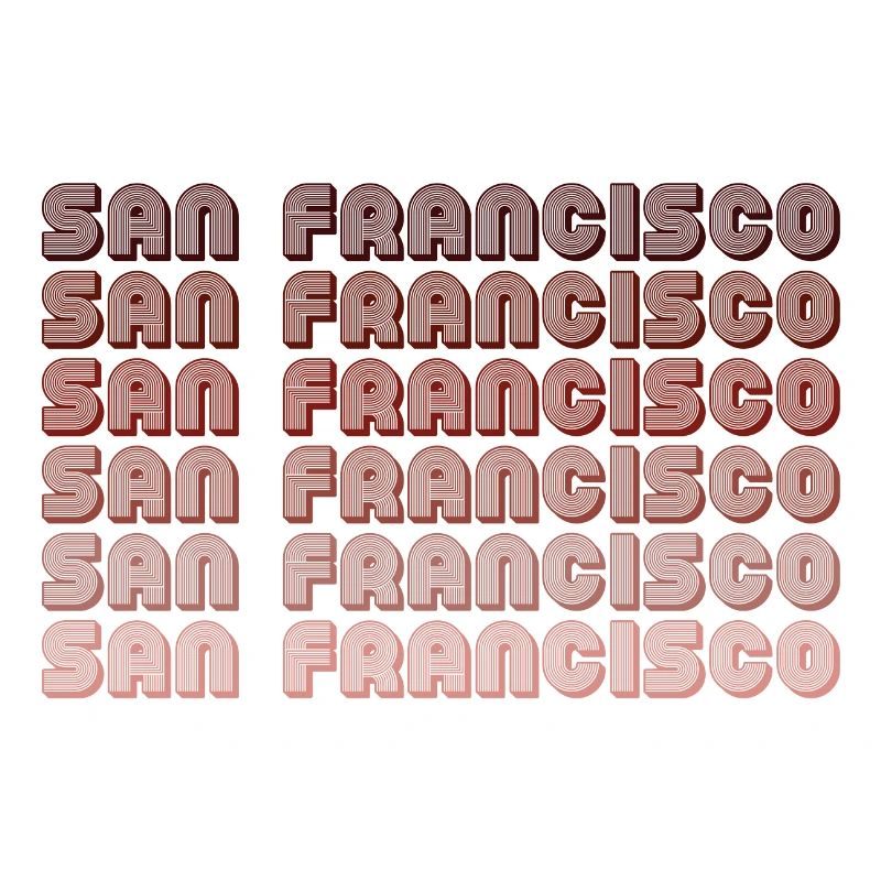 Motif de gradient de grille de San Francisco