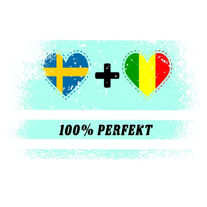 Mali und Schweden 100% perfekt / Geschenk