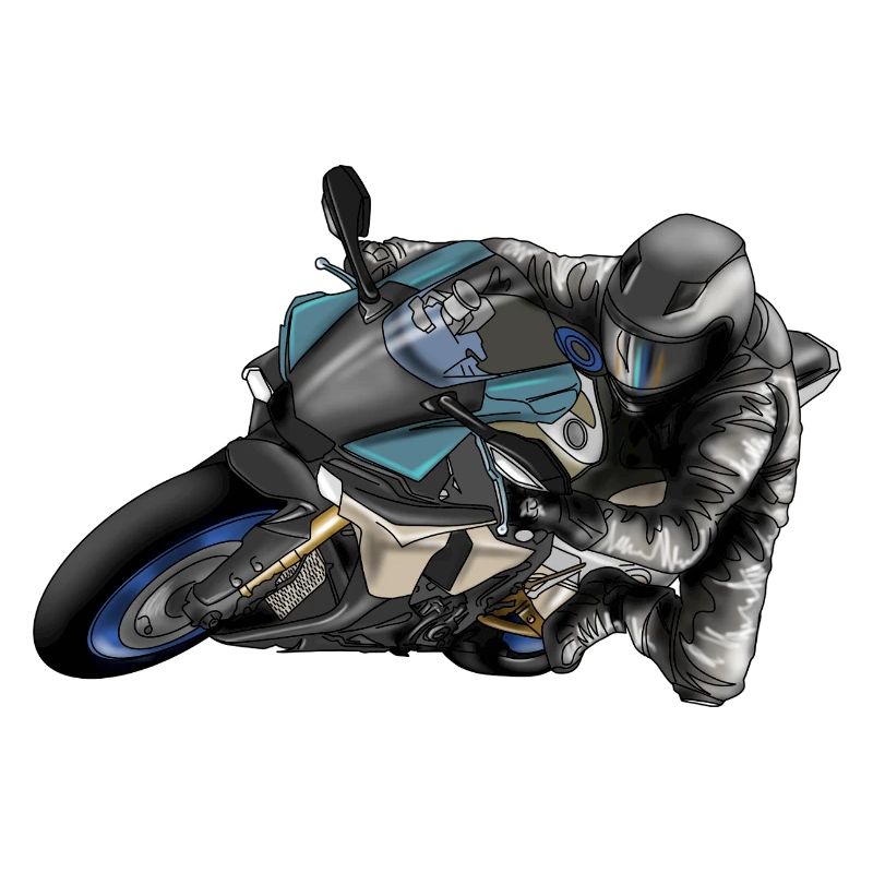 Adrénaline Conception de course de moto