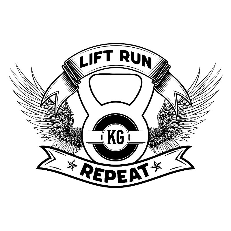 Répétition de la course d’ascenseur – Kettlebell Wings Tee
