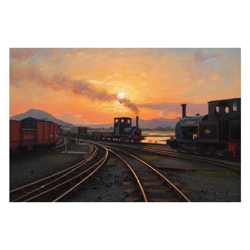 Ffestiniog Coucher de soleil