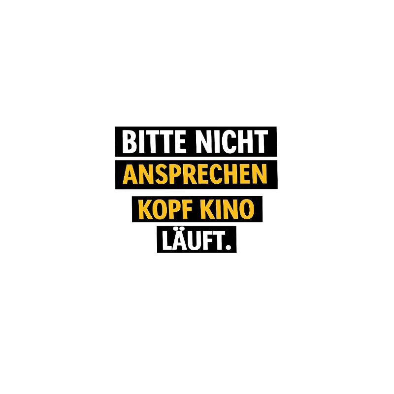 Bitte Nicht Ansprechen Kopf Kino Läuft