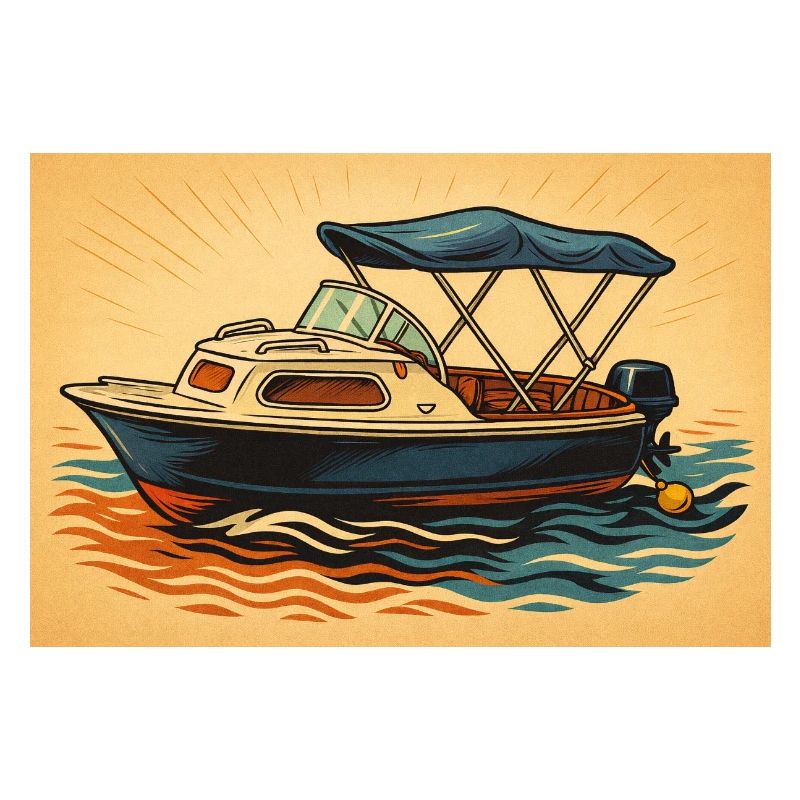 Motorboot Urlaubsfeeling