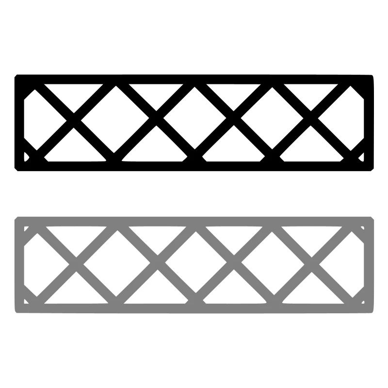 Fence Grid Pattern Frame