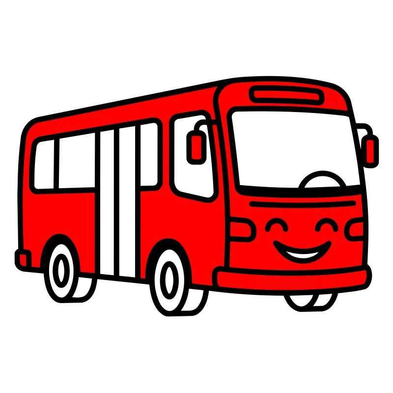 Dessin animé de bus