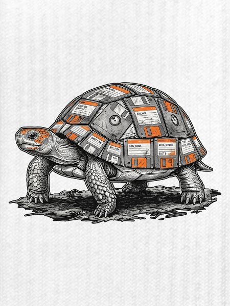 Disketten Schildkröte