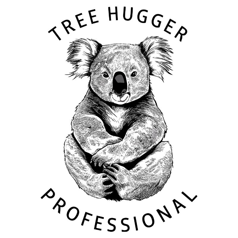 Professional Tree Hugger - Minimalist Koala