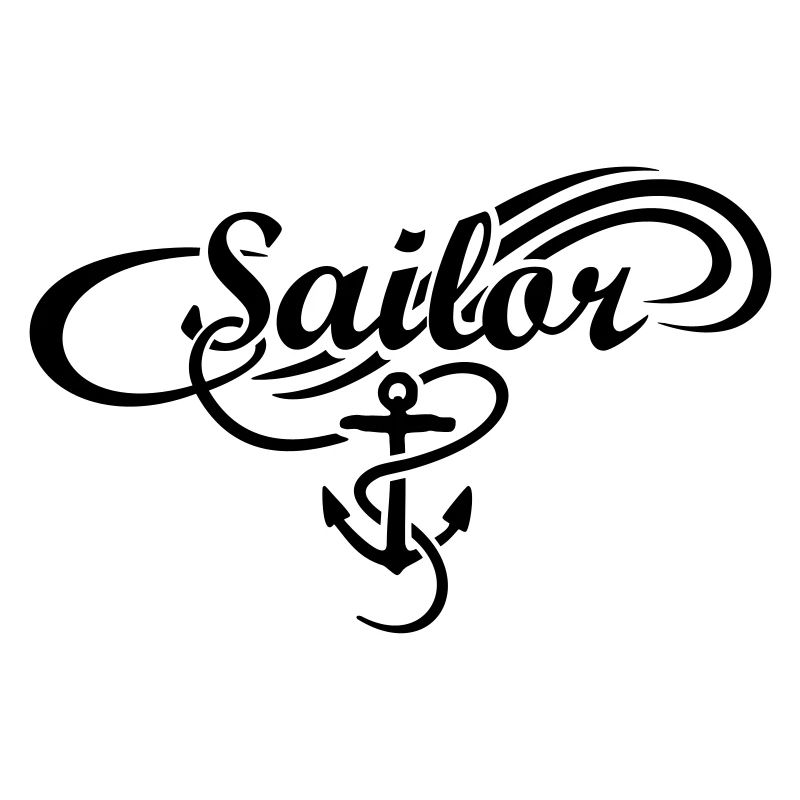 Sailor Waves Anchor Sail Sailing