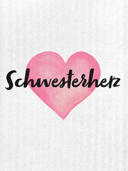 Schwesterherz Schwester Herz