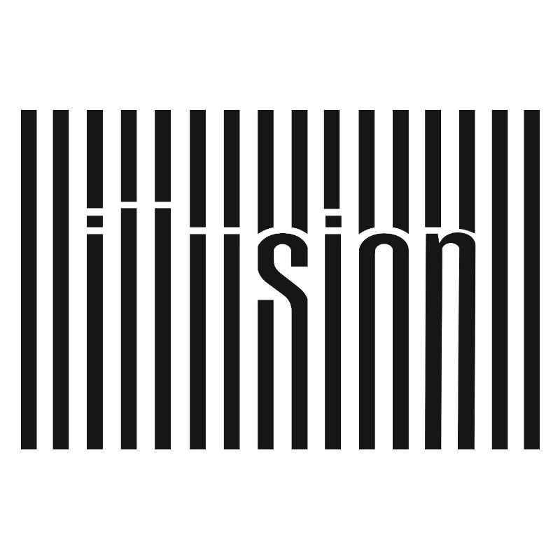 Illusion Barcode Textkunst