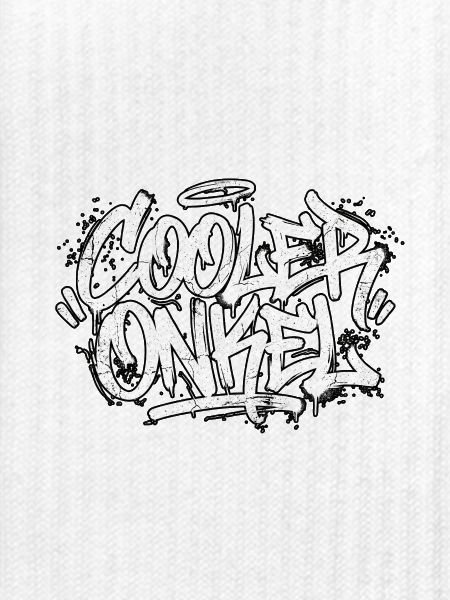 Cool Uncle Handwriting Graffiti