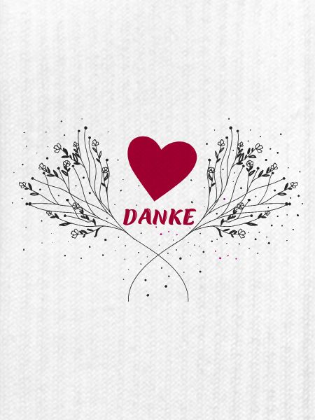 Danke mit Herz 