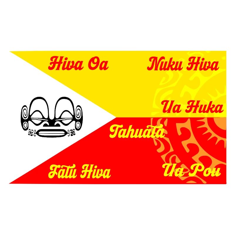 Marquesan Flag - Personalized