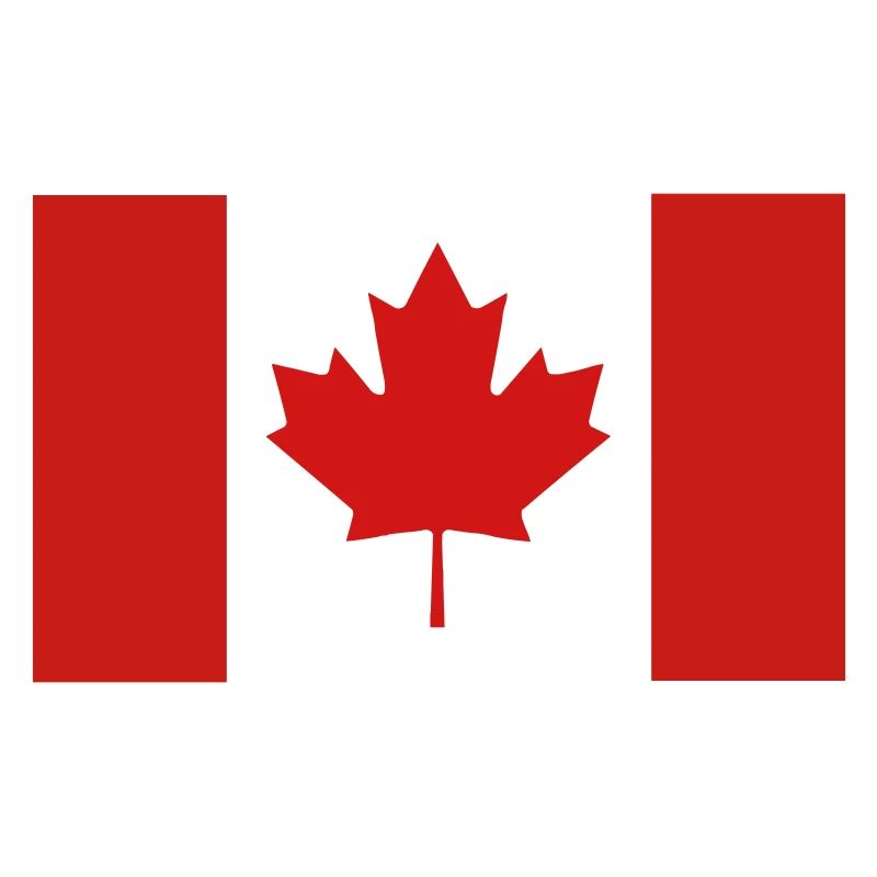 Red Maple Leaf Canada Flag