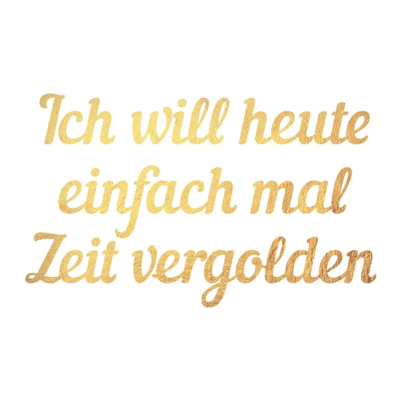 Time Gilding Chill Gold Cursive Cool