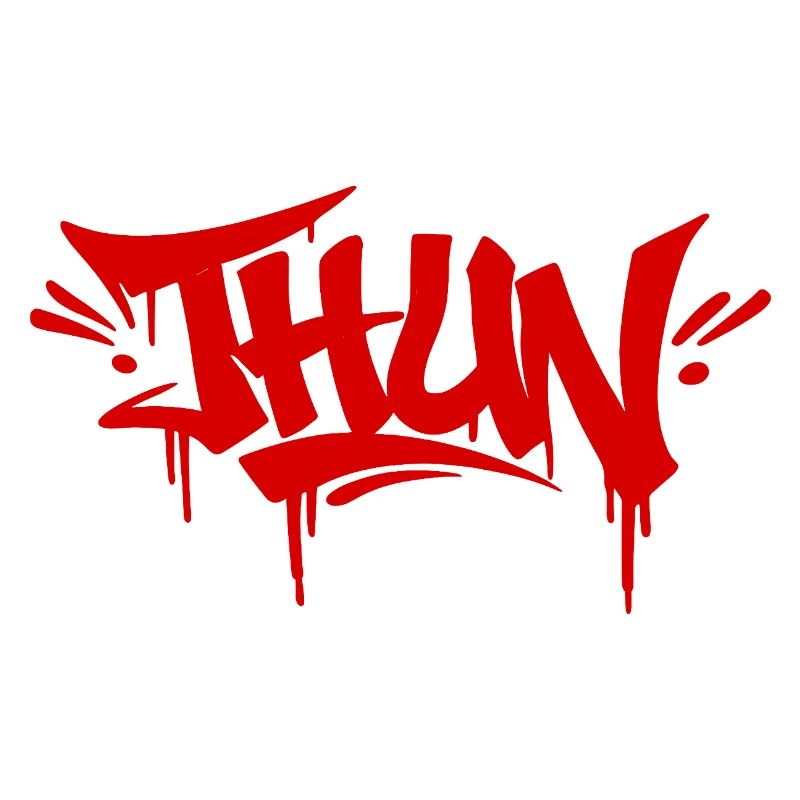 Thun graffiti tag rot