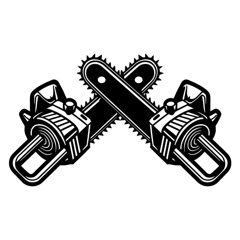Crossed Chainsaws