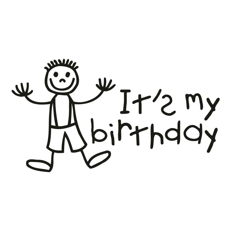 C'est mon anniversaire - Garçon
