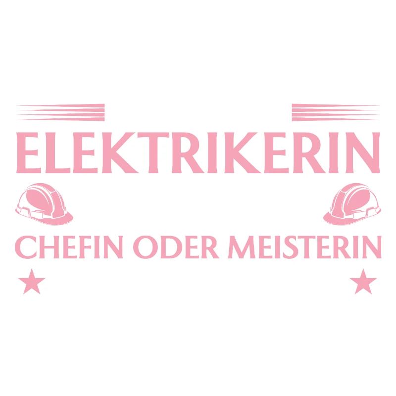 Elekterikerin Chefin oder Meisterin - Handwerkerin