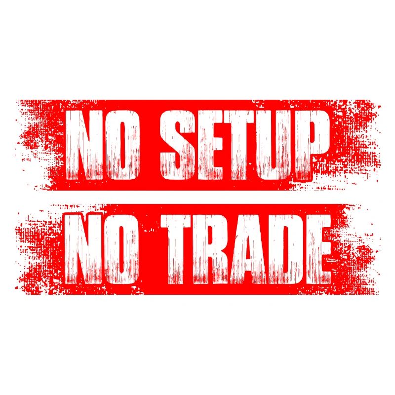 Pas de configuration, pas de commerce, Trader de la Bourse