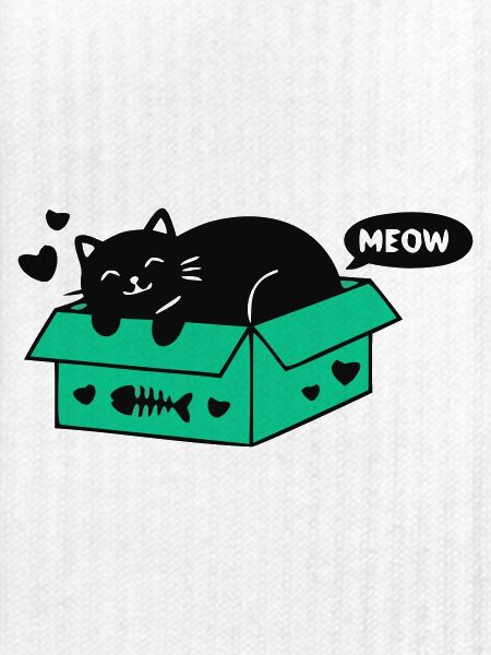 Katze Pappkarton Icon