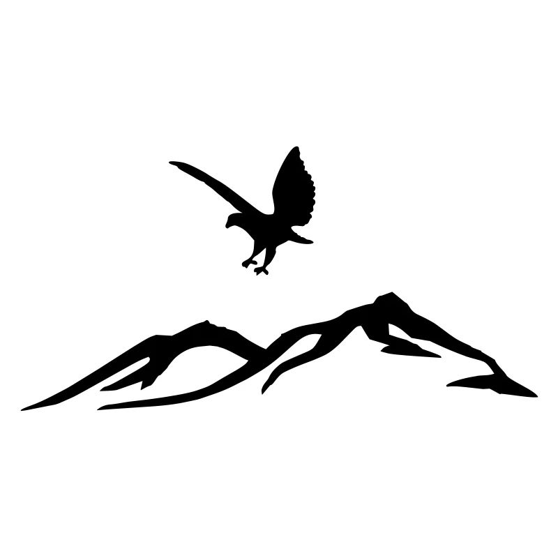 Eagle over the mountains