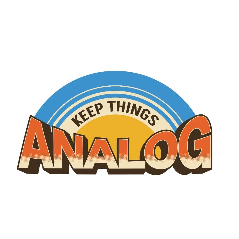 Keep Things Analog – Retro Tech Statement