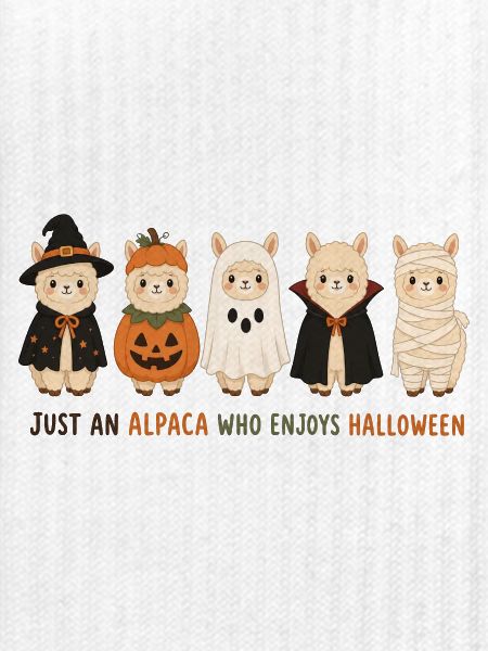 Alpaka-Halloween