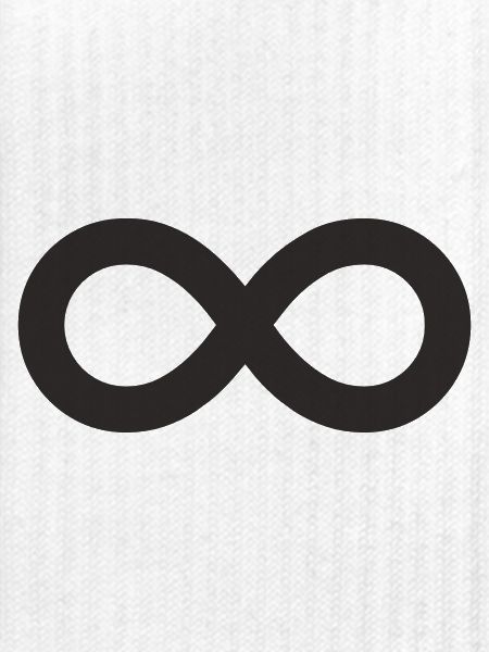 Unendlichkeitszeichen – Minimalistisches Infinity 