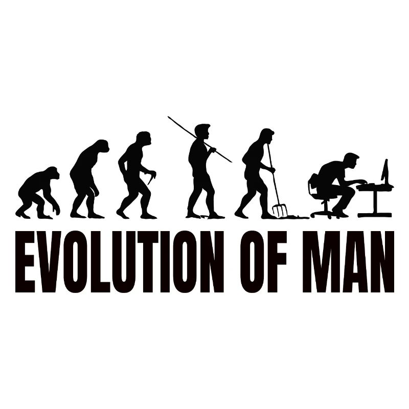 Programmierer Computerfreak Evolution