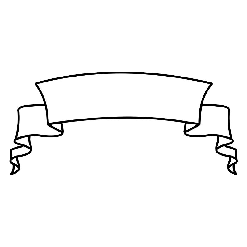 Bannière de texte blanche