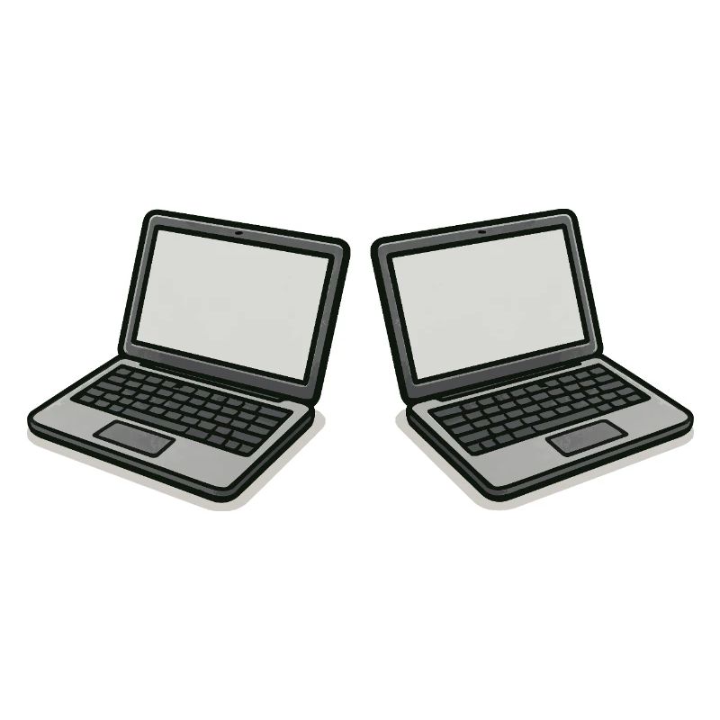 Ordinateur portable double