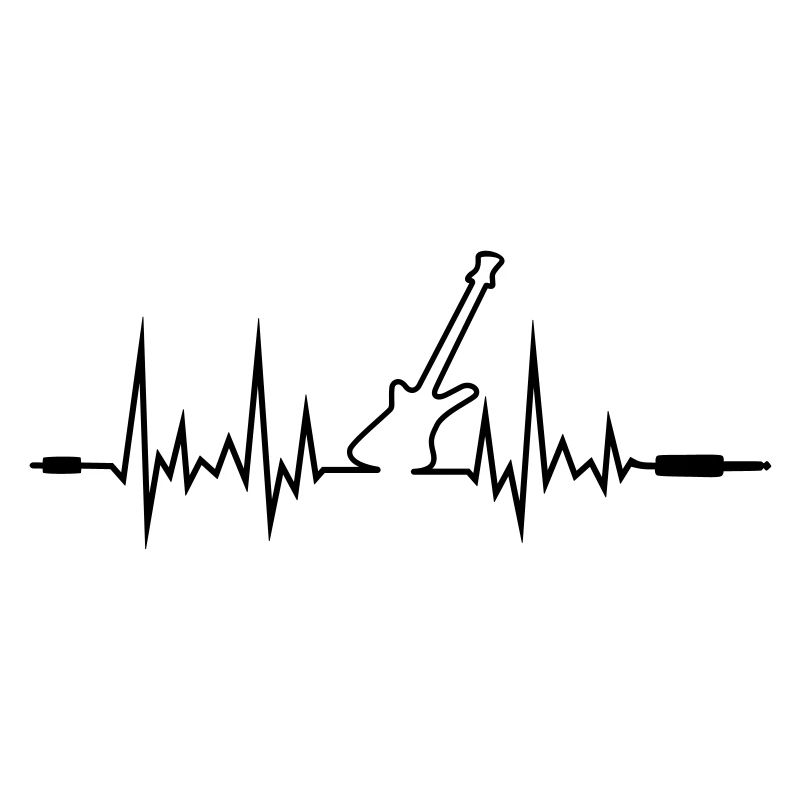 Wave Gitarre mit Klinkenstecker-Enden