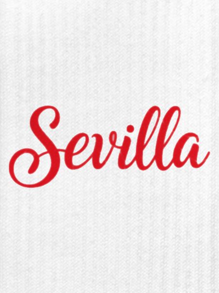 Sevilla Script Rot Pinsel