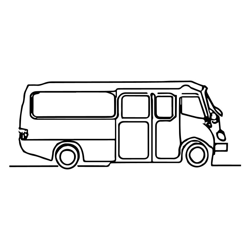 Dessin animé de bus