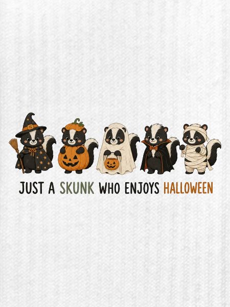Stinktier-Halloween