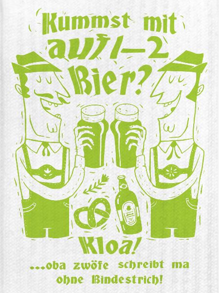 Lustige Biertrinker