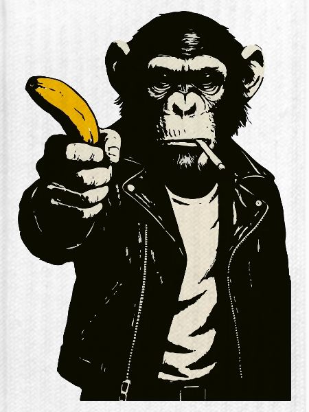 Bananen-Rebellenaffe