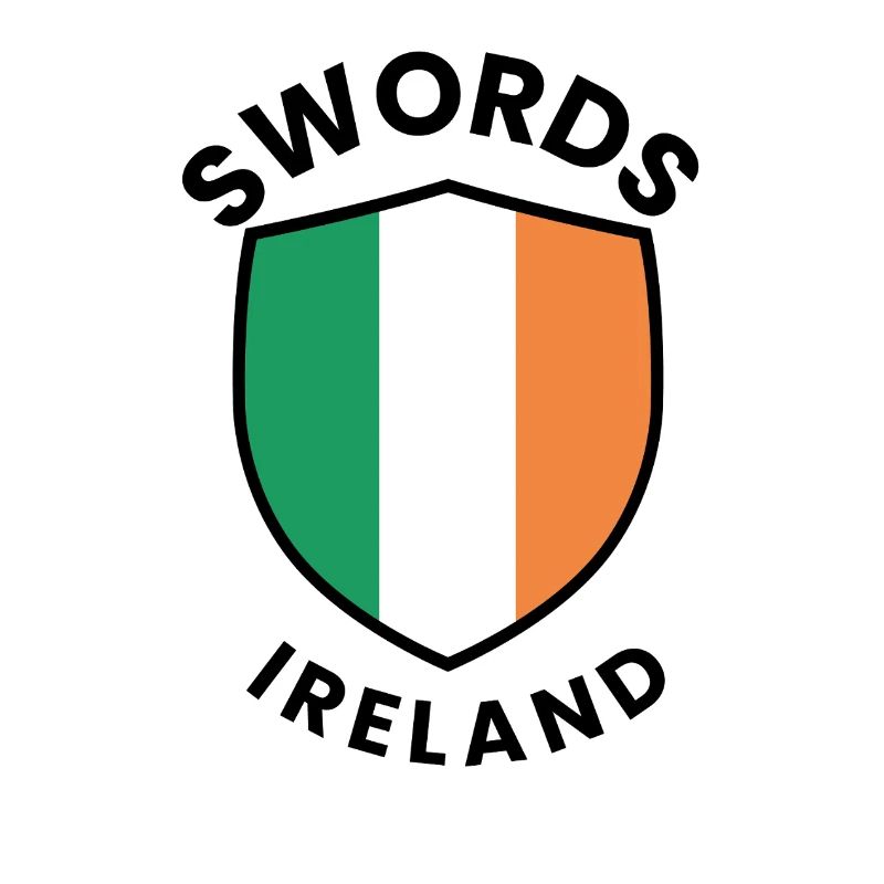 Bouclier irlandais avec épées