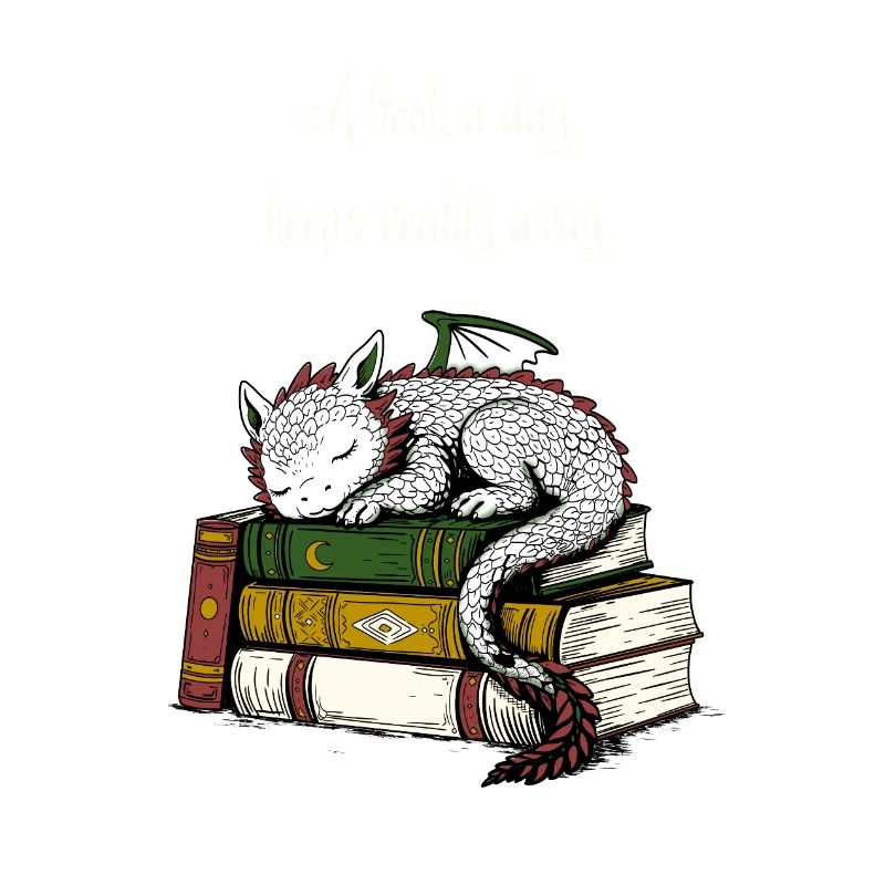 Dragon's Shine in the Book Stack