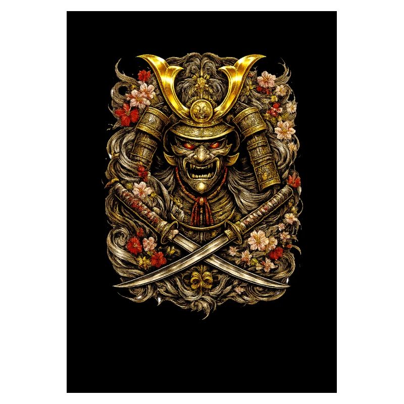 Samurai Blossom Helmet