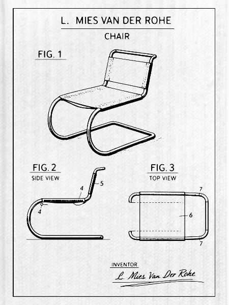 Modernes Stuhldesign