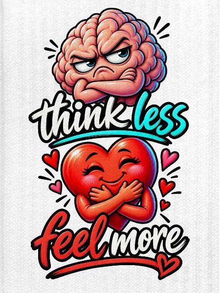 think less feel more