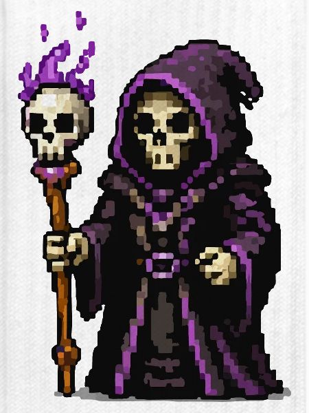 Pixel Grim Reaper Nebelstab