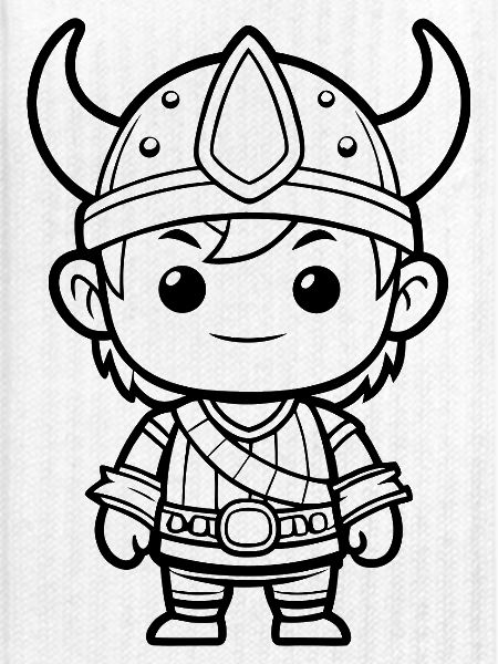 Niedlicher Wikinger