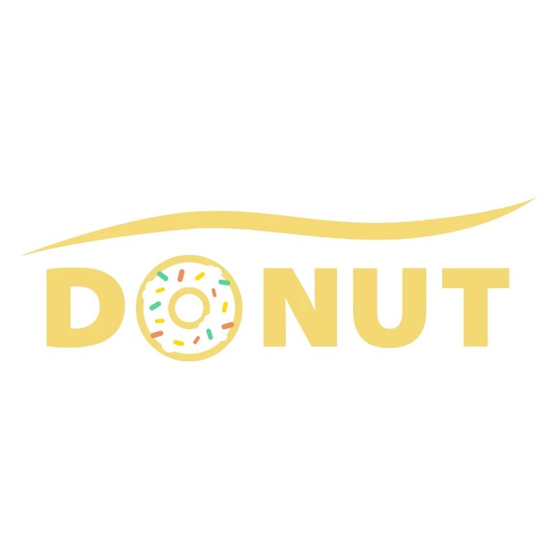 | de lettrage DONUT allégation de beignet