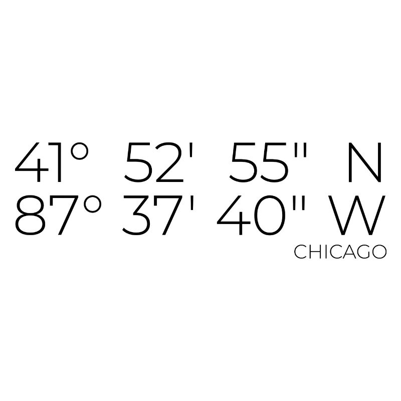 Coordinates Chicago