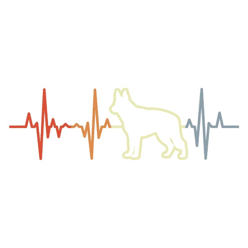 German Shepherd Heart Line