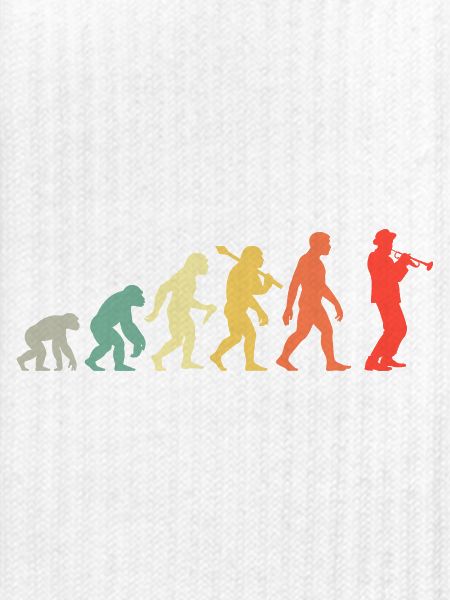 Trompeter Evolution Mit Trompete Für Jazzmusiker