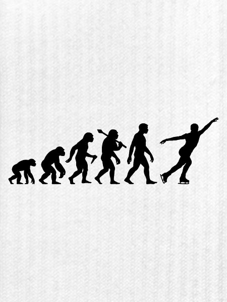Eiskunstläufer Evolution Eiskunstlauf Schlittschuh